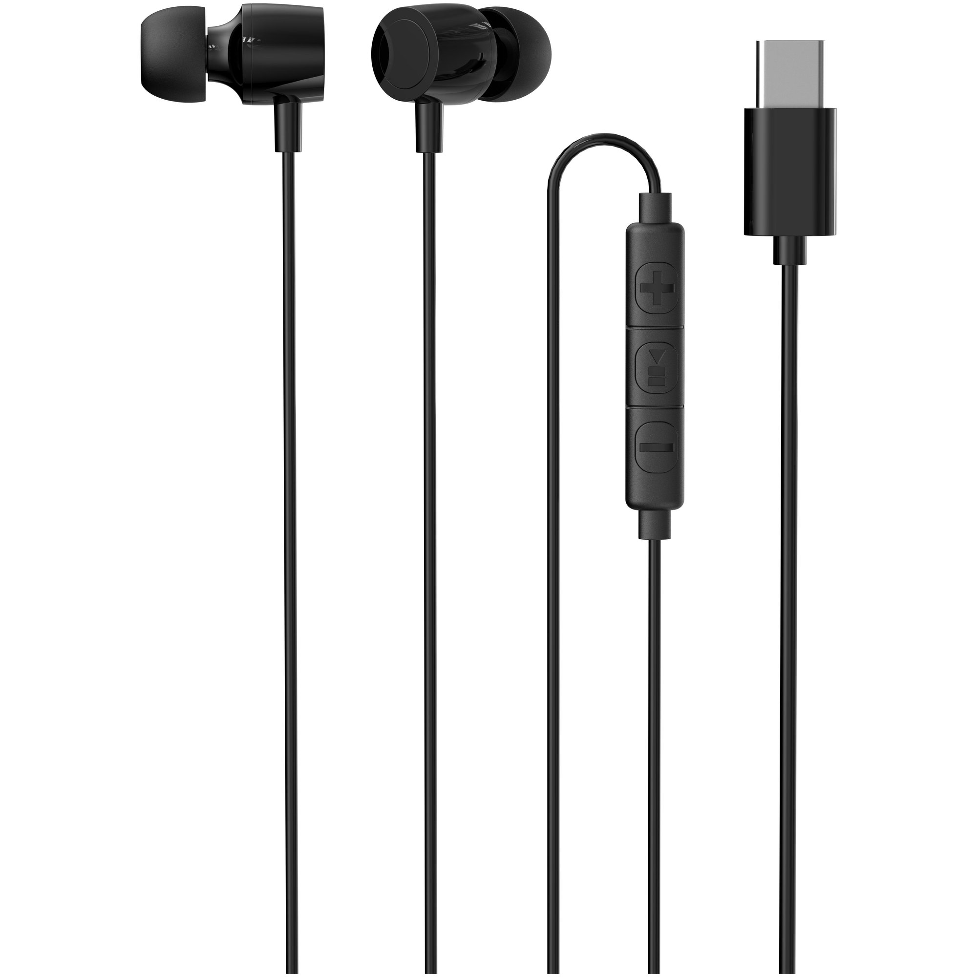 Igual IGG320211 Wired Headphones with Microphone Type-C USB Black