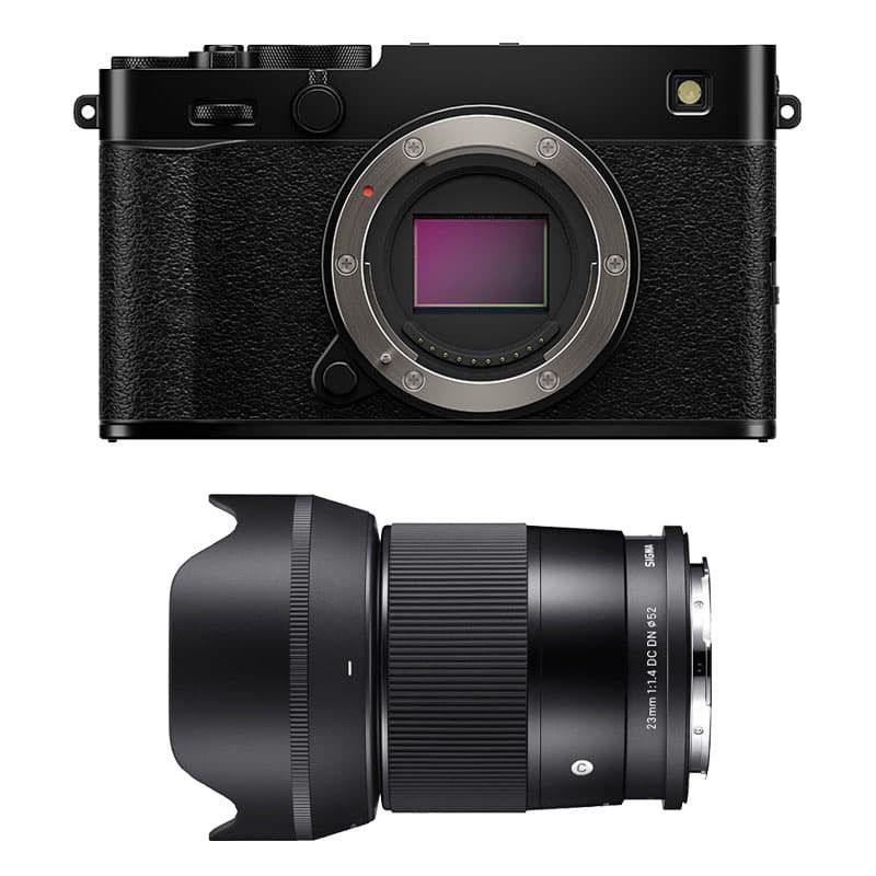 Fujifilm X-E5 Black + Sigma 23mm f/1.4 3-Year Warranty