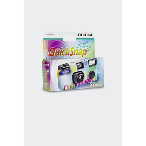Appareil photo jetable Fujifilm - Utilisation unique - 27 poses avec flash 400 ISO, multicolore