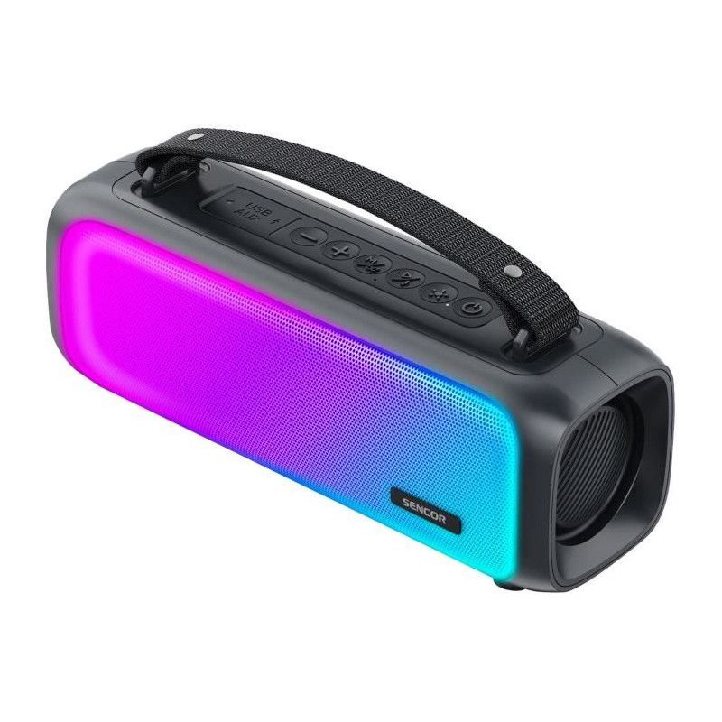 Sencor Bluetooth Portable Speaker - Kids Light Speaker - 16W - 2 Speakers - IPX4 - Black