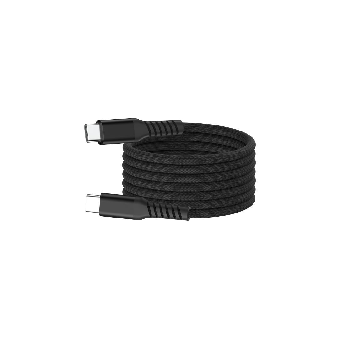 WE Magnetic USB-C to USB-C Cable, 2.0 - 20V/3A/60W, 1m Black