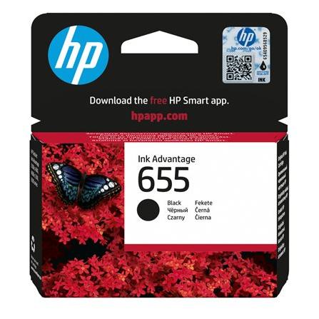 HP 655 Ink Cartridge - Black - 14ml - Original
