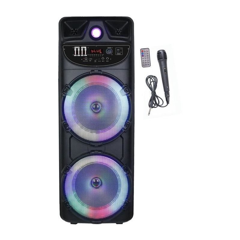 Inovalley Luminescent Karaoke Speaker - MS02-XXL-N - Bluetooth 5.0 - 1000W