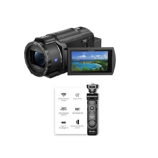 Cámara de mano Sony FDR-AX43A UHD + trípode inalámbrico Kingma BM-SR4