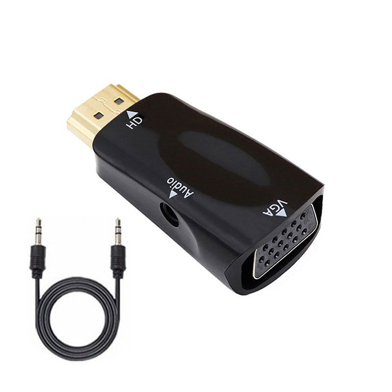 Ensemble convertisseur Nipseyteko HDMI vers VGA (2 unités)
