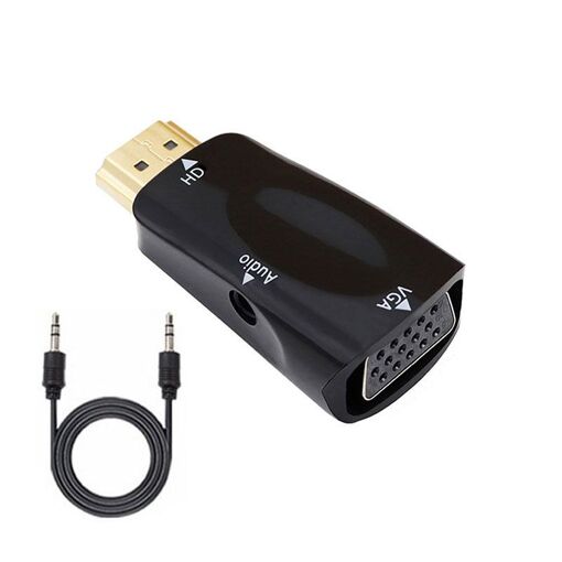 Kit de conversor Nipseyteko HDMI a VGA (2 piezas)