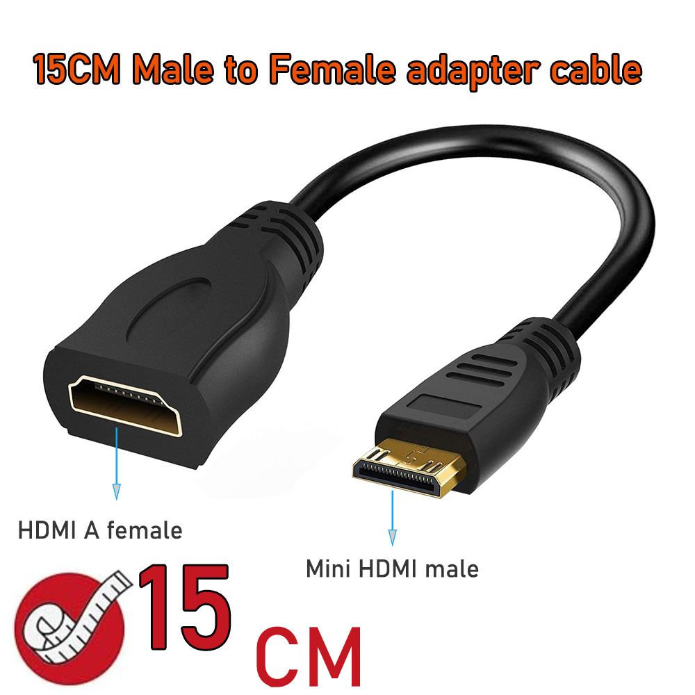 Nipseyteko Mini HDMI 4K 60Hz Cable (15CM)