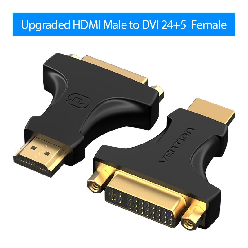 Adaptateur de conversion DVI vers HDMI bidirectionnel Nipseyteko