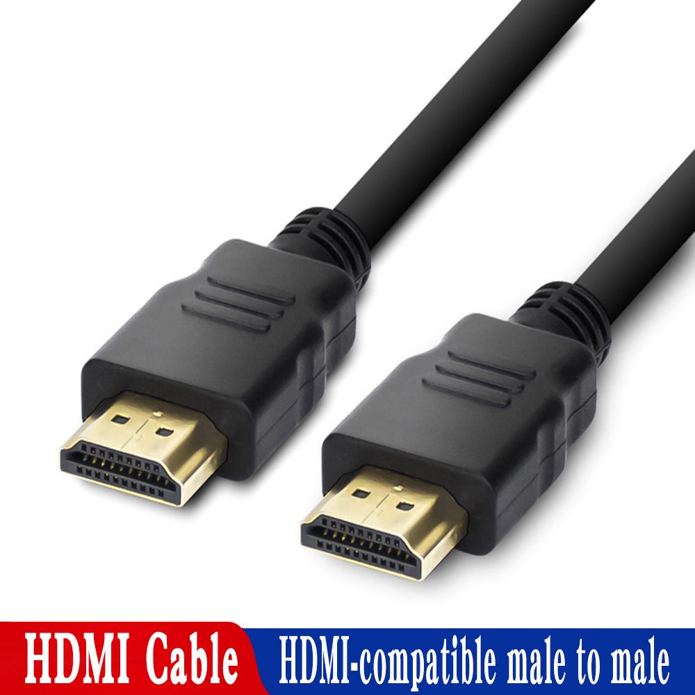 Cable HDMI de 0,5 m con revestimiento de oro de Nipseyteko para señal de video, 1.4, 4K, 1080p, 3D, compatible con el repartidor HDTV