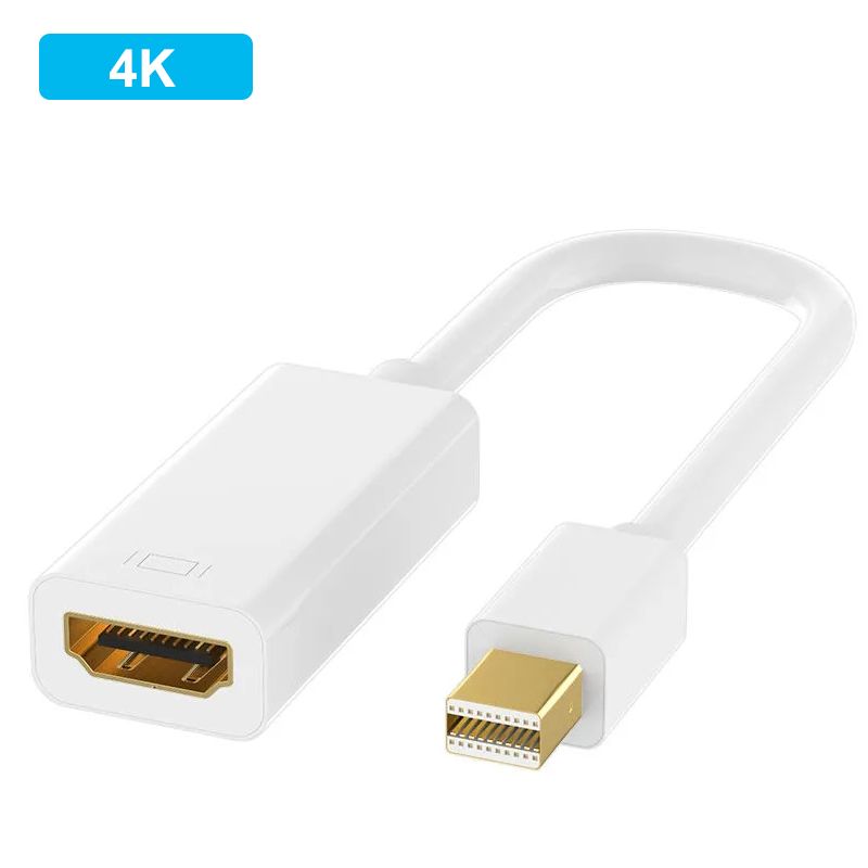 Nipseyteko 4K Mini DisplayPort to HDMI Adapter, 4K/1080P