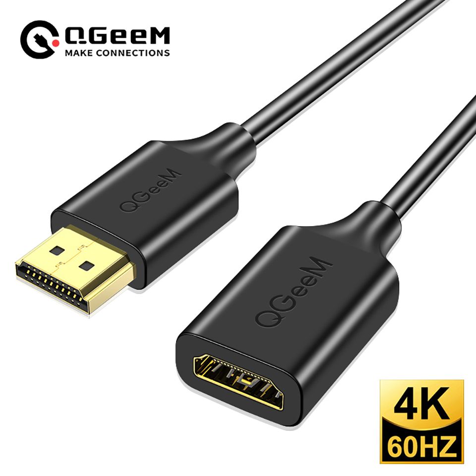 Nipseyteko 6ft HDMI 4K Cable Extension with Adapter 2.0