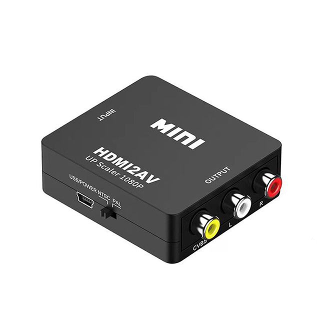 Adaptador HDMI a AV RCA de Nipseyteko