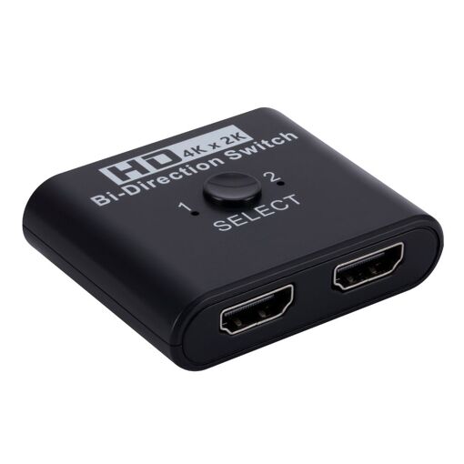 Conmutador HDMI Nipseyteko 4K bidireccional 1x2/2x1