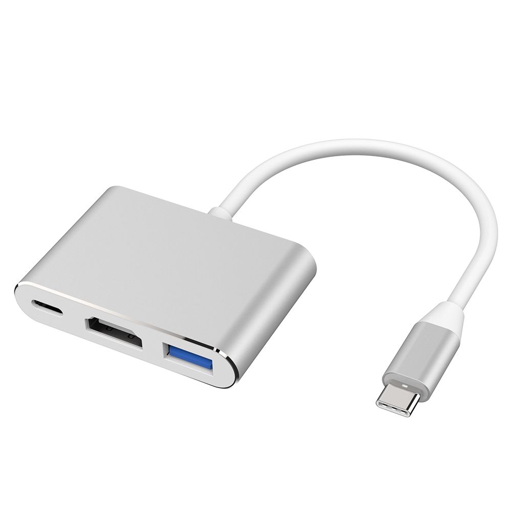 Adaptador USB-C a HDMI 3 en 1 de Nipseyteko