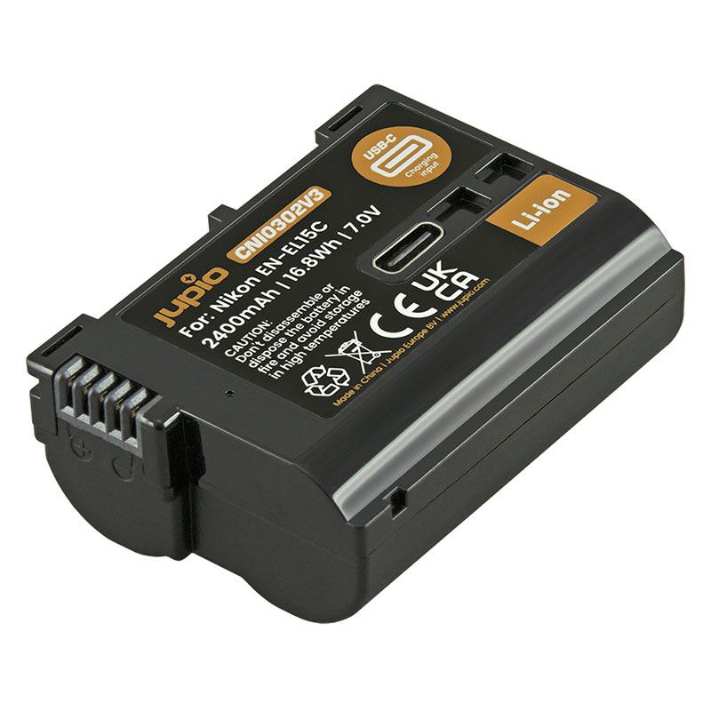 Batería Jupio EN-EL15C Ultra USB-C para Nikon