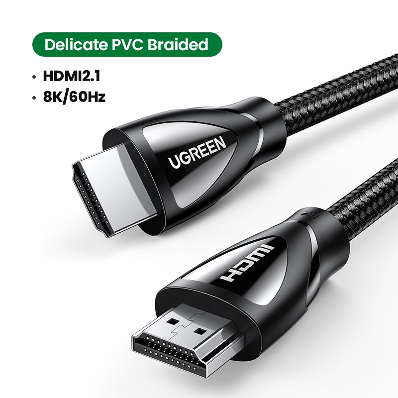 Nipseyteko HDMI 2.1 Cable, 0.5m, Delicate PVC, Ultra-Fast for Xiaomi Mi Box PS5, Dolby Vision, 48Gbps, 8K/60Hz, 4K/120Hz