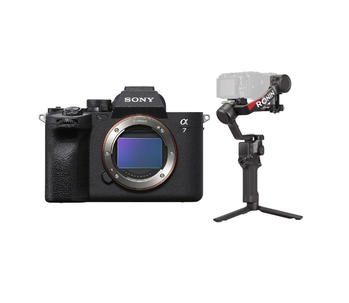 Sony Alpha A7 Mark IV 33 MP + stabilisateur de gimbal DJI RS