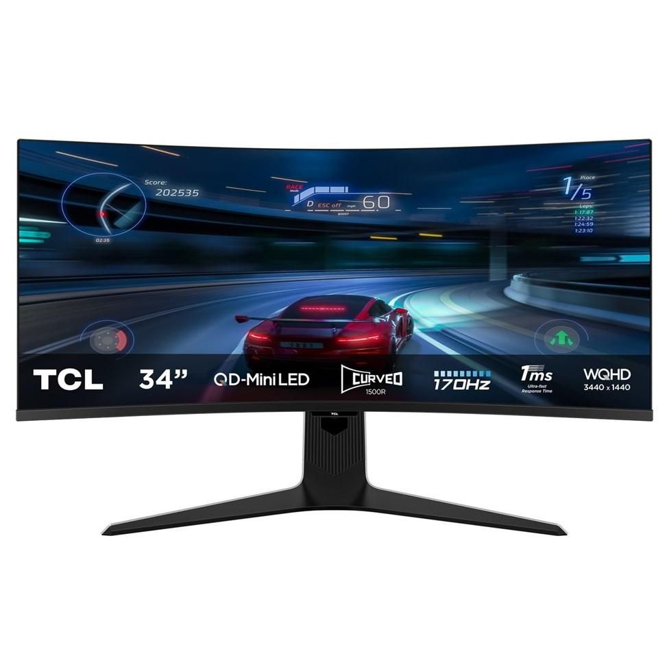 Écran de jeu TCL Mini LED 34R83Q Courbé WQHD