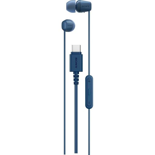 Sony IER-EX15C USB-C Wired Earbuds, Blue