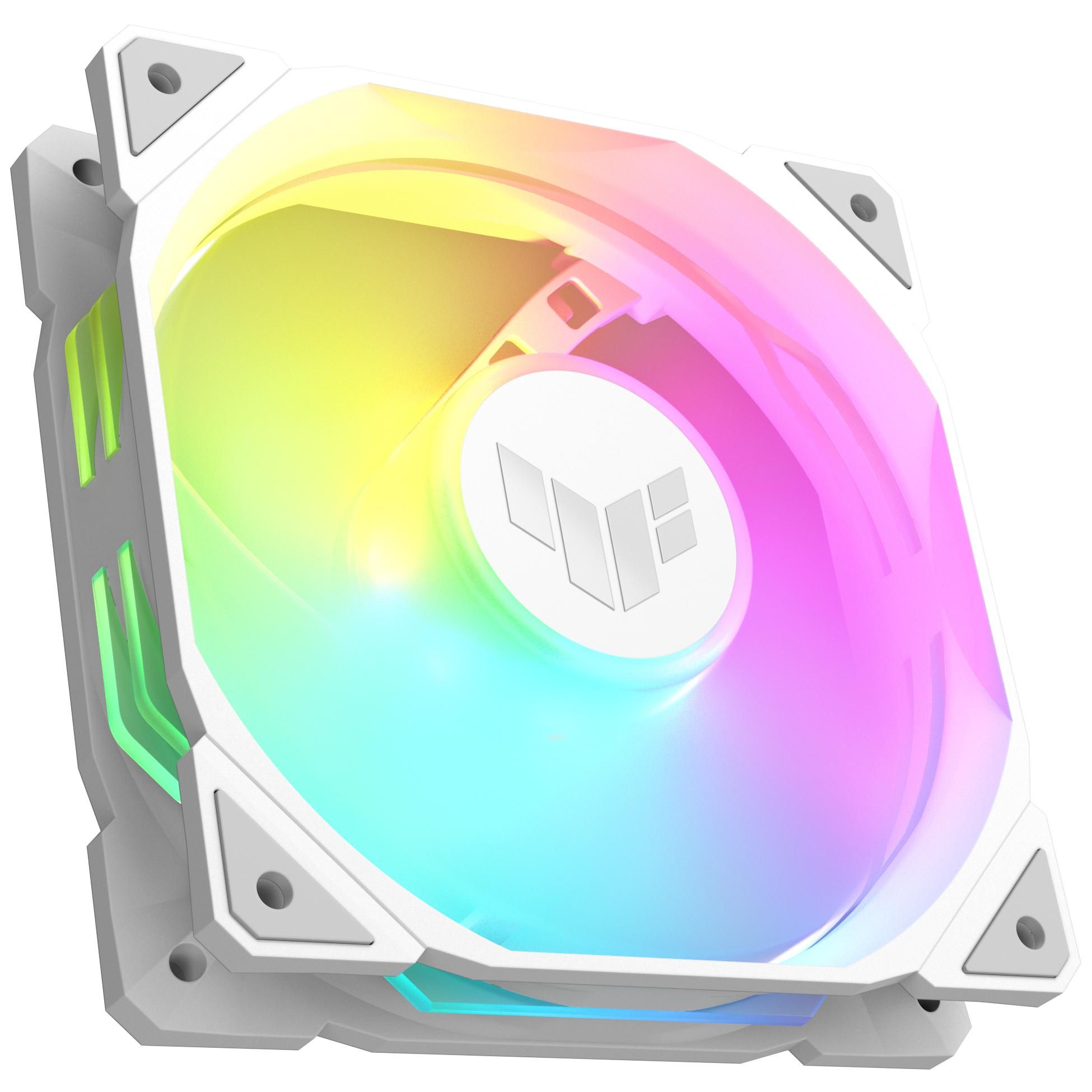 Refrigerador de aire ASUS TUF Gaming TR120 ARGB Blanco, 12 cm