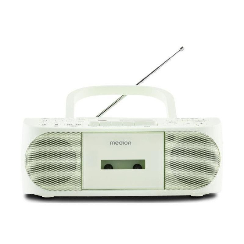 Medion Radio CD K7 - FM - 2 x 30W RMS - Vert