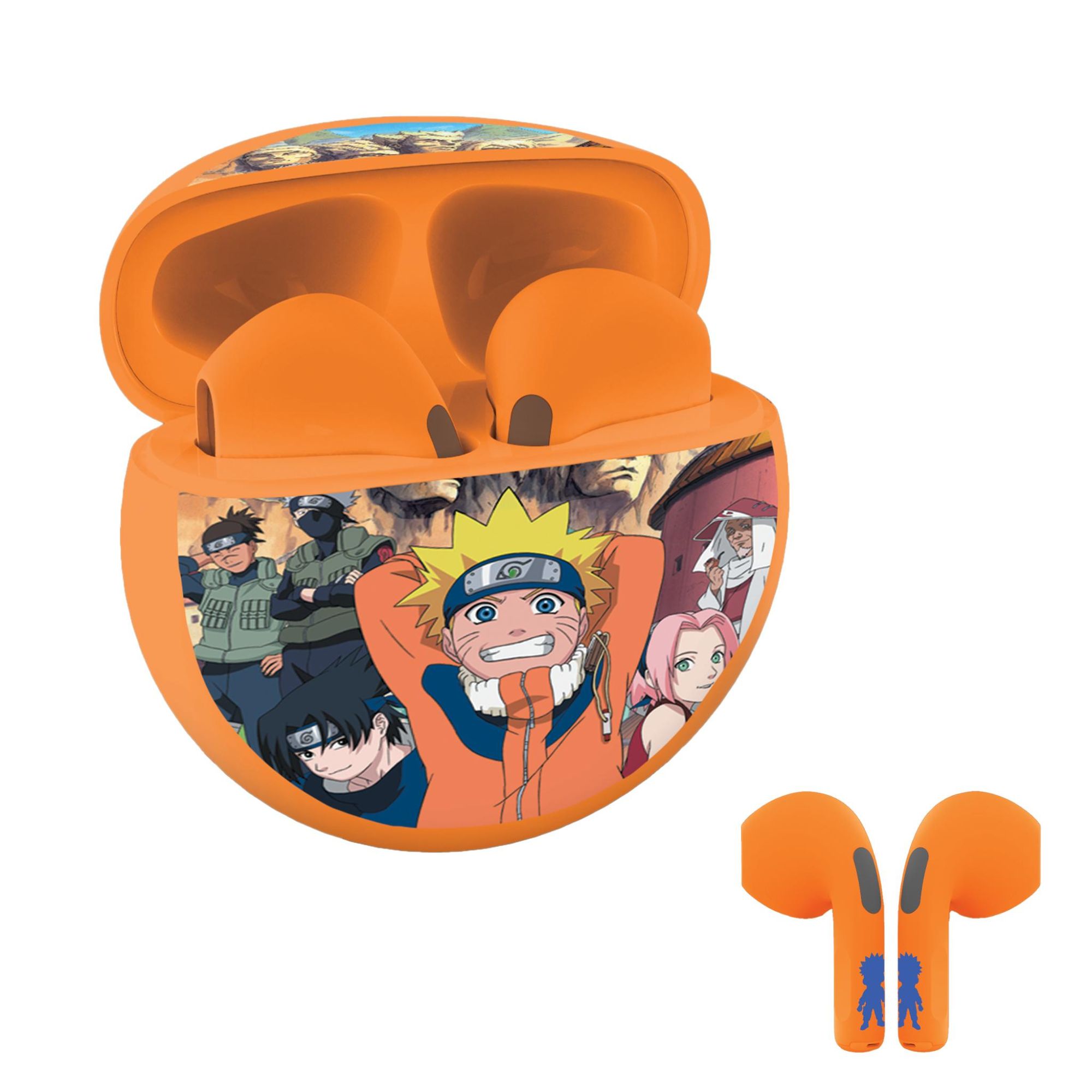 Lexibook Naruto Wireless Bluetooth Earbuds with Rechargeable Case