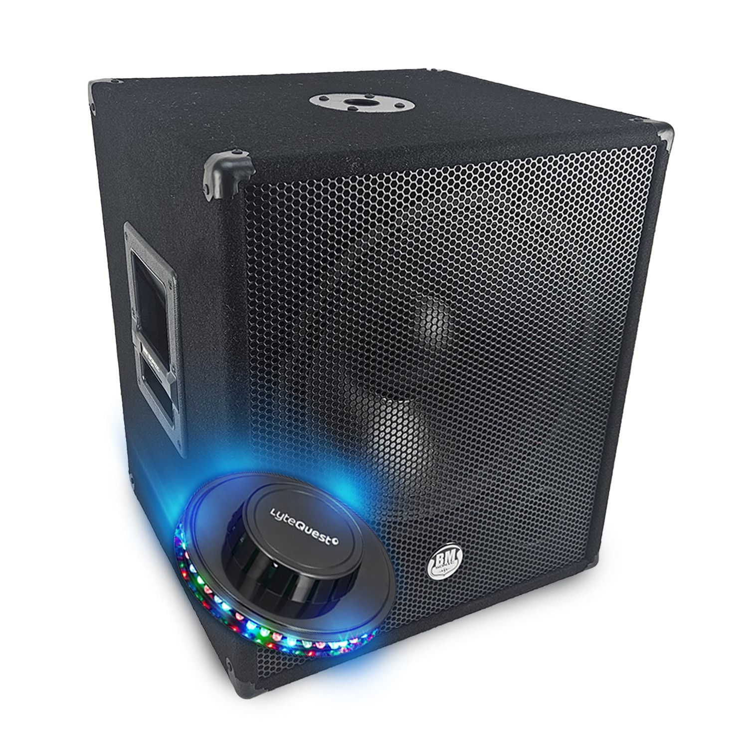 Bm Sonic BMS-SUB15-P Passive Subwoofer - 800W Peak - 15" Boomer - Speakon + Jack 6.3mm + LED Lights