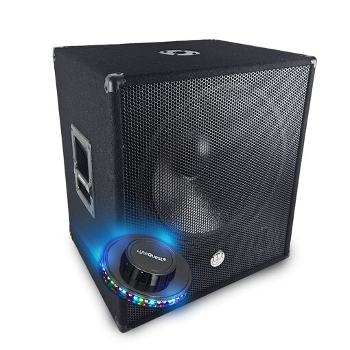 Caisson de basse passif BM SONIC BMS-SUB18-P - 1000 W max - Boomer 46 cm - Connecteurs Speakon et Jack 6,3 mm + Lumière LED