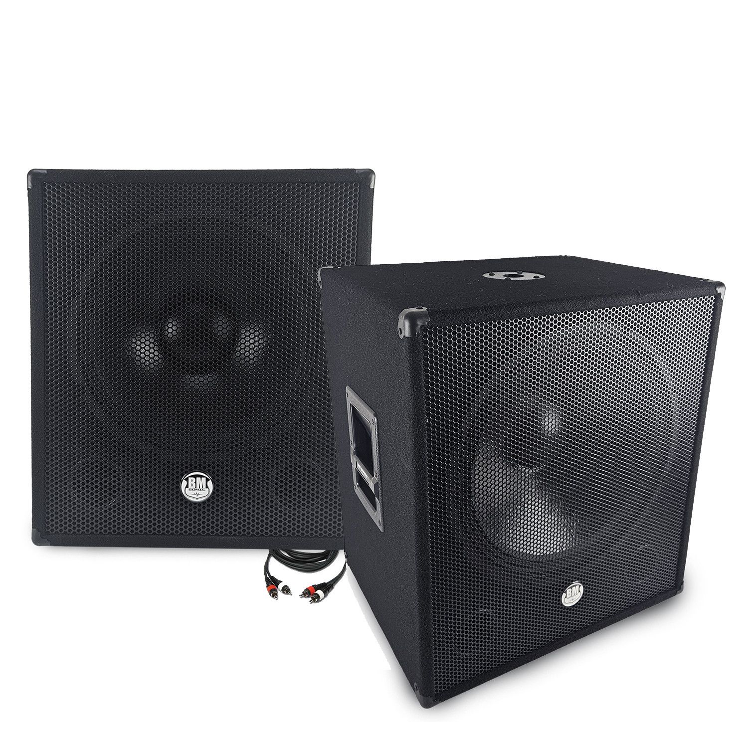 BM SONIC BMS-SUB18-P Passive Subwoofer - 2x1000W Max - 18" Boomer - Speakon + Jack 6.3mm + Banana Plug