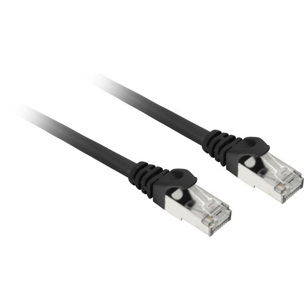 Câble de connexion Sharkoon SFTP, Cat.7a (Noir, 5 mètres, Câble brut)