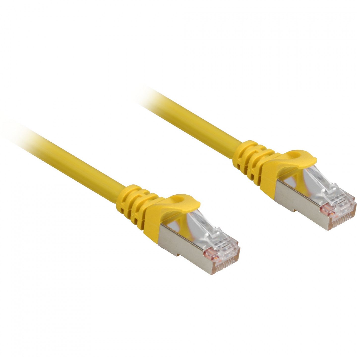 Sharkoon Cat.6a SFTP Network Cable, Yellow, 0.5m (Cat6a S/FTP)