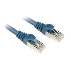 Sharkoon 0.25m Cat6 S/FTP Network Cable - Blue
