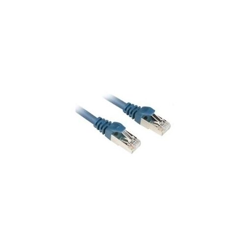 Cable de red Sharkoon 0,25 m Cat6 S/FTP - Azul