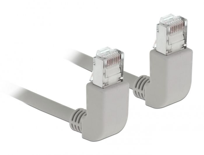 Delock Cat6a Network Cable 0.5m S/FTP (S-STP) Grey