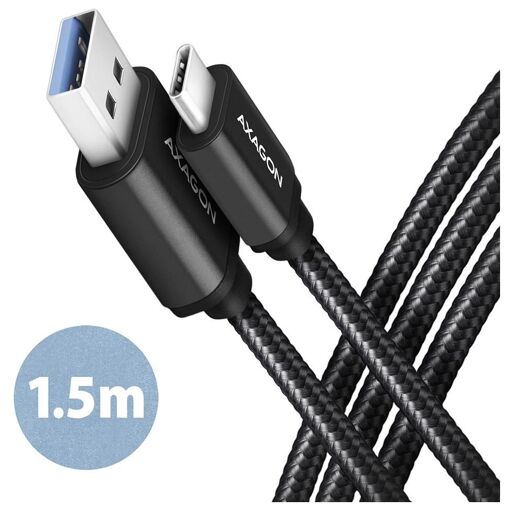 Axagon USB-C to USB A Cable - 1.5m, Black