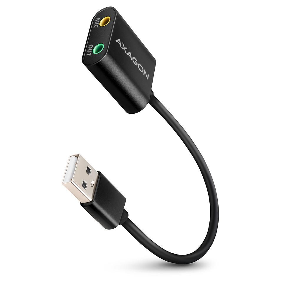 Adaptador de audio estéreo Axagon USB 2.0
