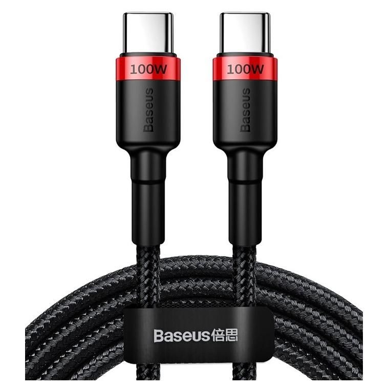 Baseus 2m USB C to USB C Cable, Black