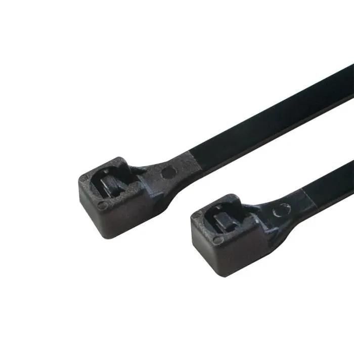 LogiLink Cable Ties, Black Nylon Ladder Type, 20cm x 2.5mm, 100 Pack