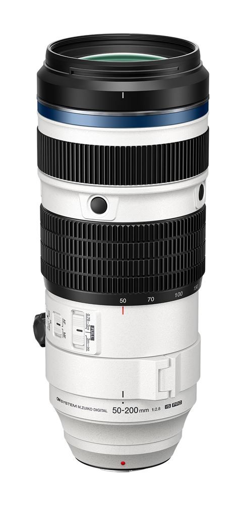 Zuiko Digital ED 50-200mm F2.8 IS Pro Zoom Lens, White, Micro 4/3 Mount