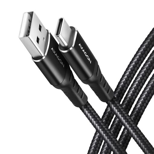 Axagon USB Cable 1m USB 2.0 A to C Black