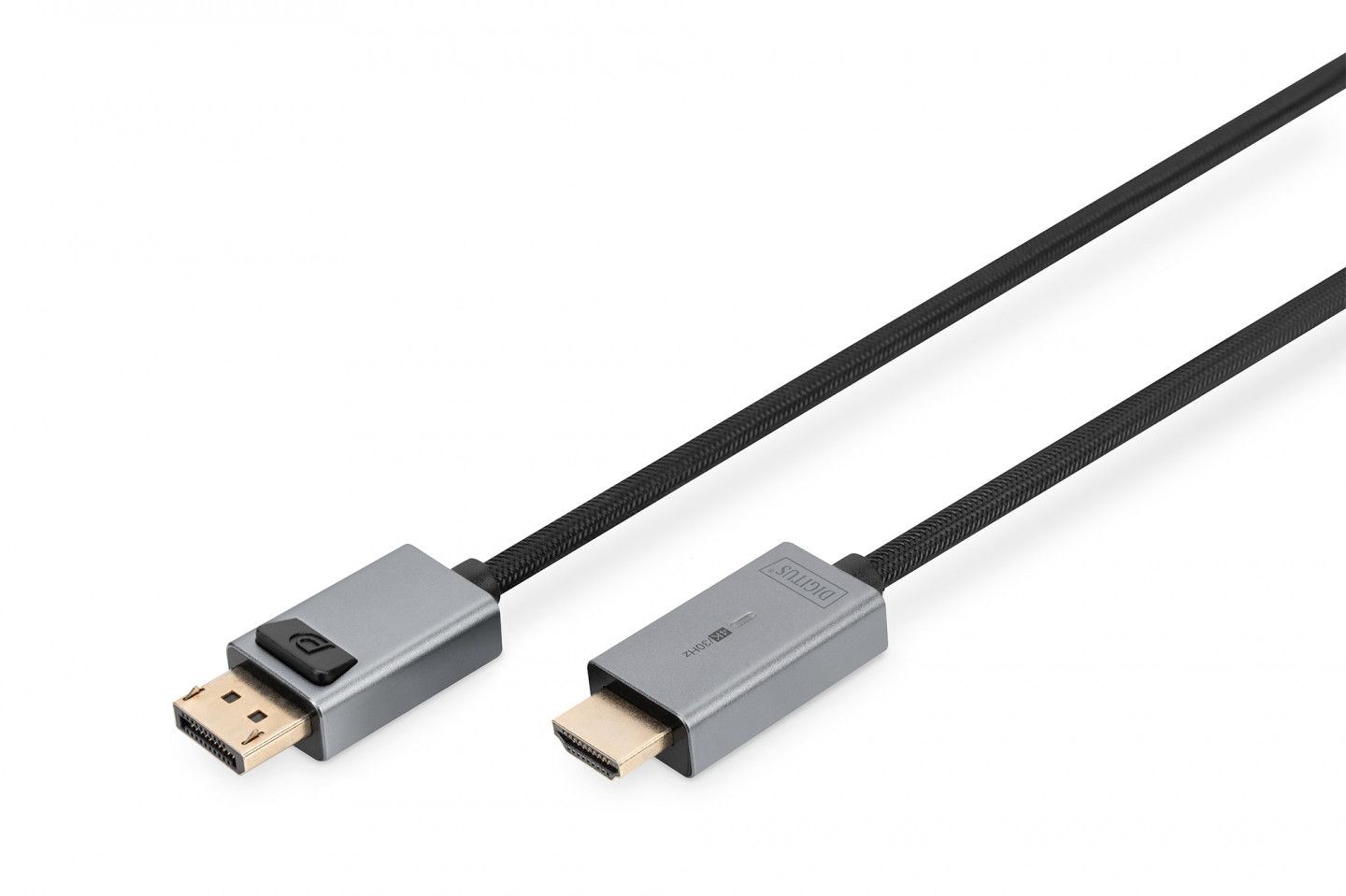 Cable adaptador Digitus DisplayPort 4K, DP a HDMI Tipo A