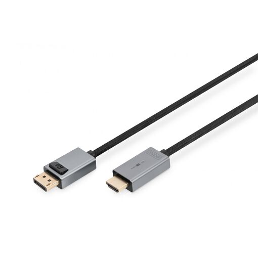 Digitus DisplayPort 4K Adapter Cable, DP to HDMI Type A