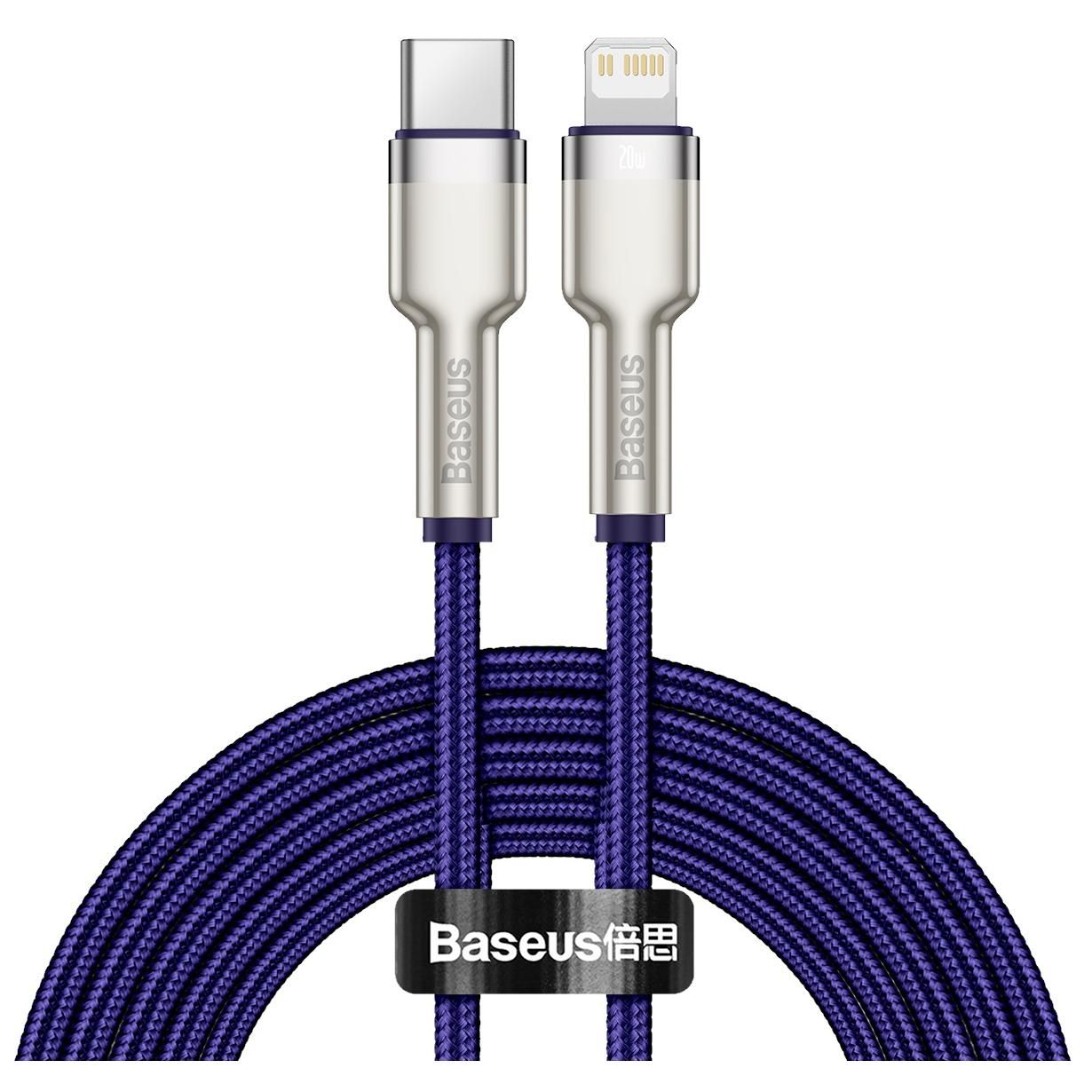 Câble Baseus Cafule 2m Lightning vers USB-C