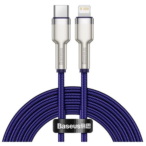 Cable Baseus Cafule 2m Lightning a USB-C