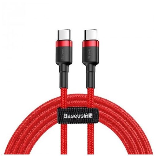 Câble Baseus Cafule USB-C, 2 mètres, Noir Rouge
