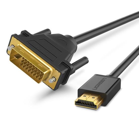 Ugreen 30116 Video Cable and Adapter 1M DVI HDMI Black