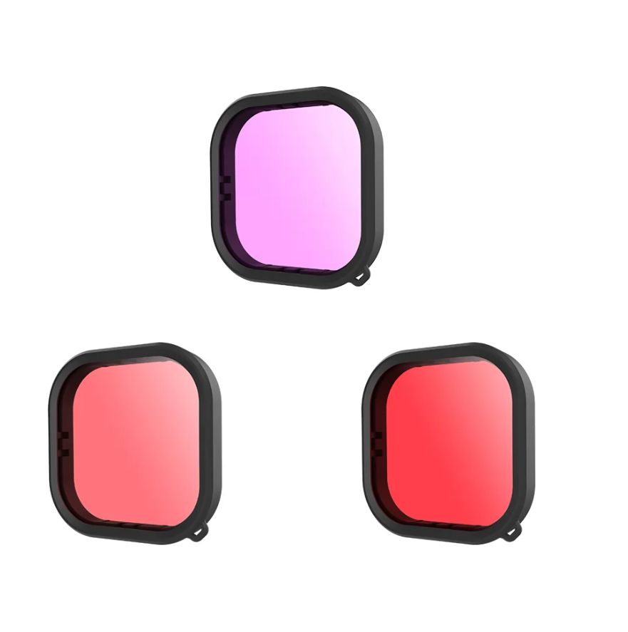 Kit de filtros a prueba de agua Telesin para GoPro Hero 9/10/11