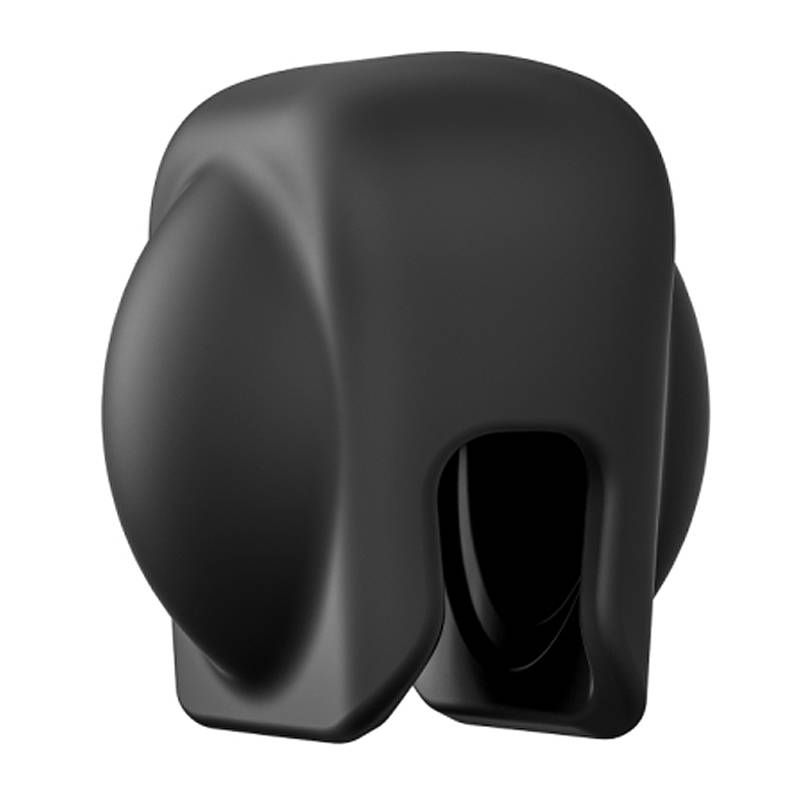 Cubierta protectora de lente de silicona Puluz para Insta360 X3 (Negro)