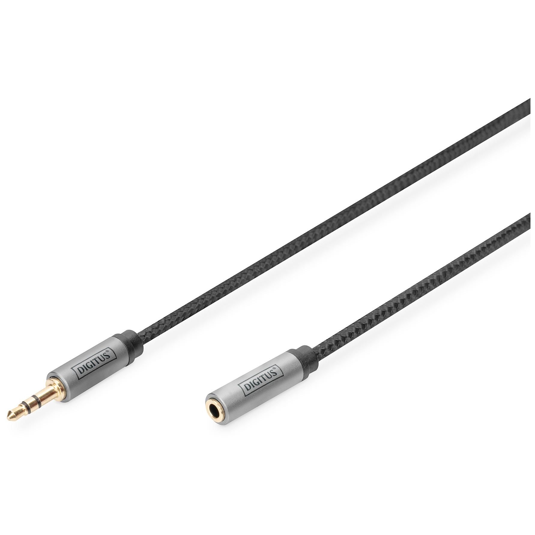 Digitus Audio Extension Cable, 3.5mm Male to Female Jack