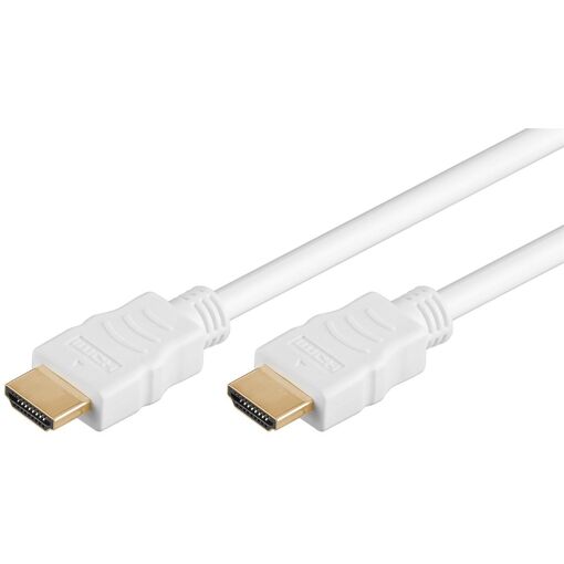 Câble HDMI Goobay 2 m Type A (standard) Blanc